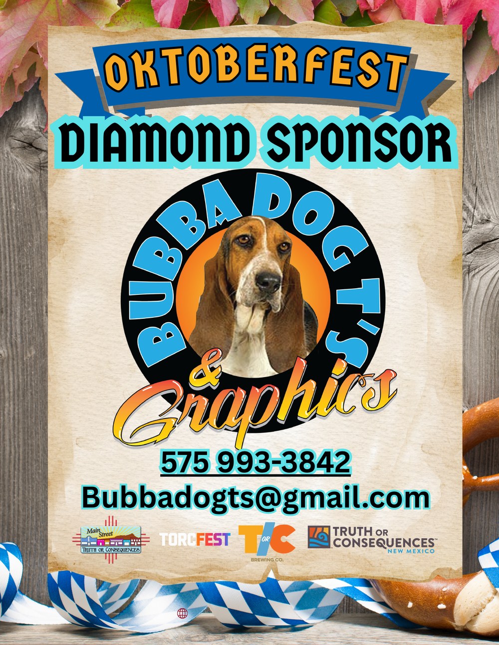 Diamond Sponsor: Bubba Dog T’s & Graphics