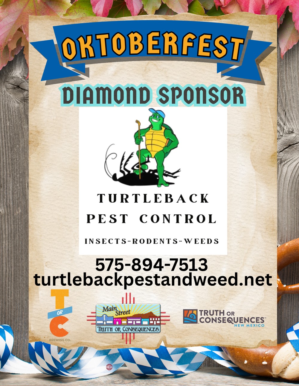 Diamond Sponsor: Turtleback Pest Control